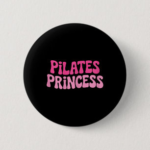 Pilates Princess Meditation Fitness Yoga 6 Cm Round Badge