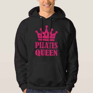 Pilates Queen Crown Fitted Hoodie