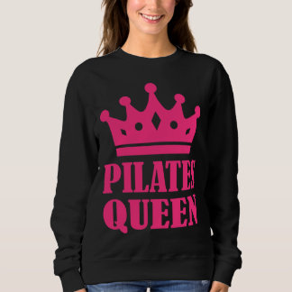 Pilates Queen Crown Fitted Sweatshirt