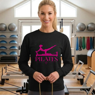 Pilates Reformer-Hot Pink Graphic Sweatshirt