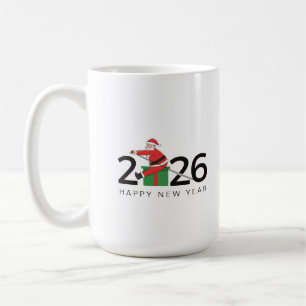 Pilates Santa Happy New Year Coffee Mug