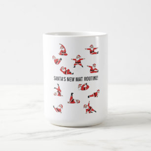 Pilates Santa Reformer Christmas Coffee Mug