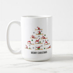Pilates Santa Reformer Christmas Coffee Mug