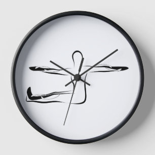 Pilates Spine Twist Pose - Mat Clock