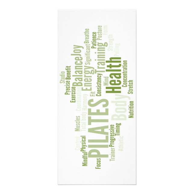 Pilates Studio Price List Rack Card (Front)