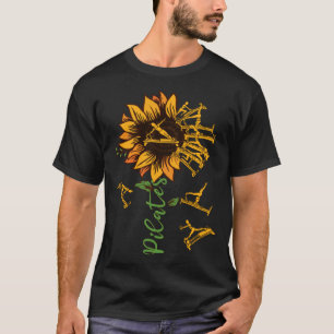 Pilates sunflower Reformer Pilates flower T-Shirt