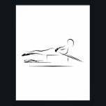 Pilates -T pull on the reformer Poster<br><div class="desc">Minimal , Abstract Poster for Pilates Studio, T pull on the reformer Pilates Pose Wall Decor.This design is also available on business cards, stickers, mugs and more.You can find similar designs with different Pilates poses and different designs here https://www.zazzle.com/collections/pilates-119339091647687700</div>