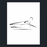 Pilates -T pull on the reformer Poster<br><div class="desc">Minimal ,  Abstract Poster for Pilates Studio, T pull on the reformer Pilates Pose Wall Decor.This design is also available on business cards,  stickers,  mugs and more.You can find similar designs with different  Pilates poses and different designs here  https://www.zazzle.com/collections/pilates-119339091647687700</div>