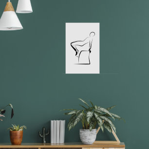 Pilates Table Pose - Wunda Chair Poster