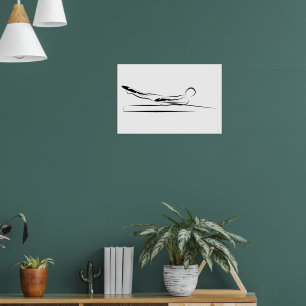 Pilates The Hundred Pose - Reformer Poster