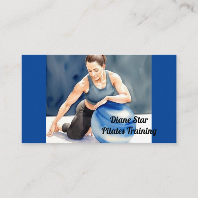Pilates Training Business Card (Front)