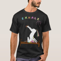 Pilates Unicorn Exhale Outline 