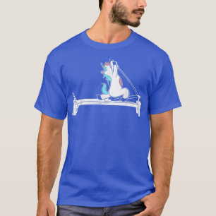 Pilates Unicorn Fitness Eercise Training Meditatio T-Shirt