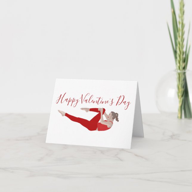 Pilates Valentine's Day Card (Front)