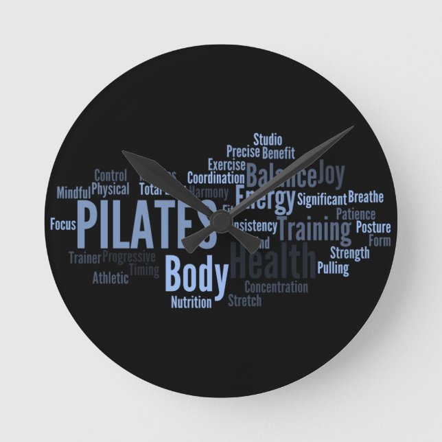 PILATES Wall Clock (Front)