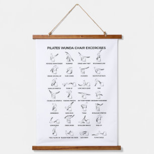 Pilates Wunda Chair Exercises Hanging Tapestry