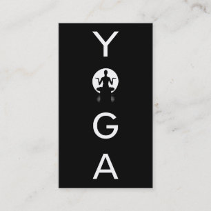 Pilates, Yoga Instructor Meditation, Spiritual Business Card