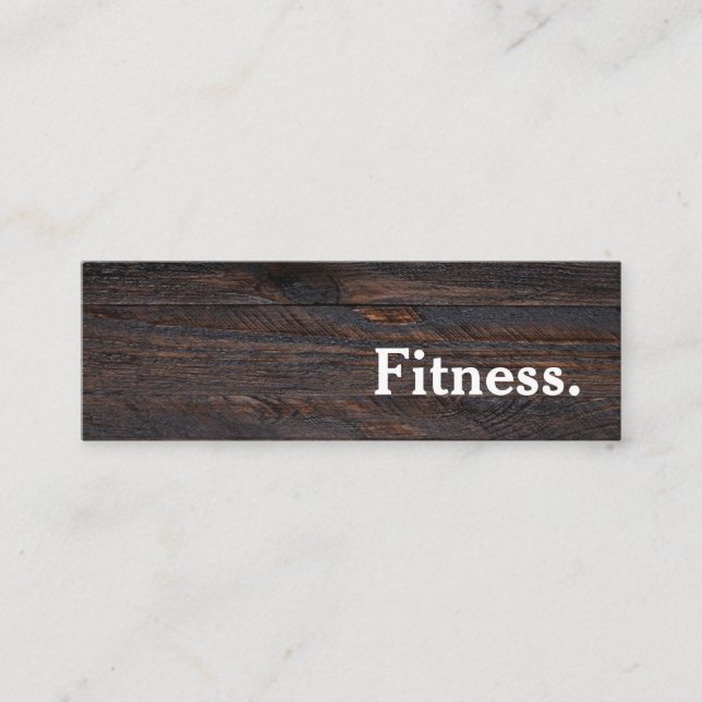 Pilates Yoga Instructor Teacher Mini Business Card (Front)