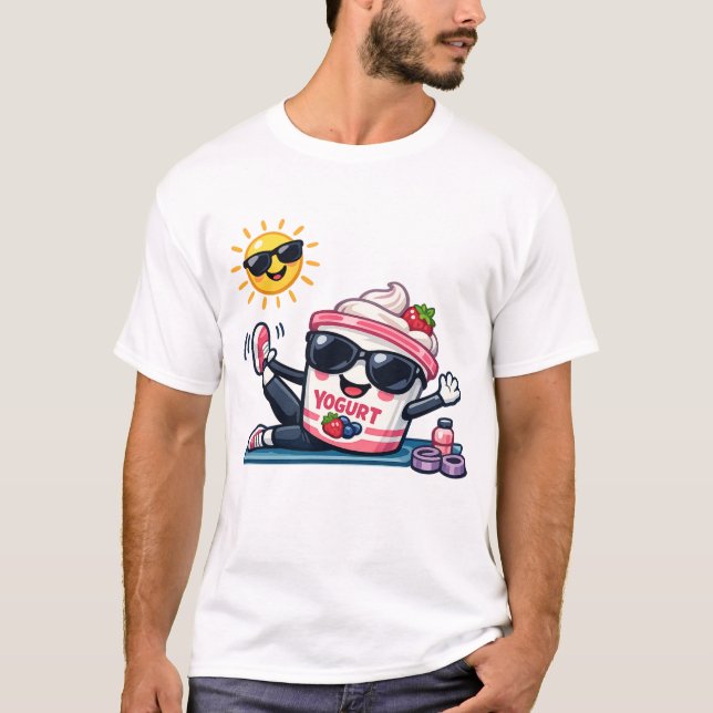 Pilates Yogurt  T-Shirt (Front)