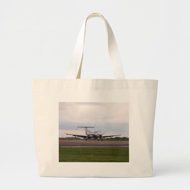 Pilatus PC 12 Large Tote Bag (Front)