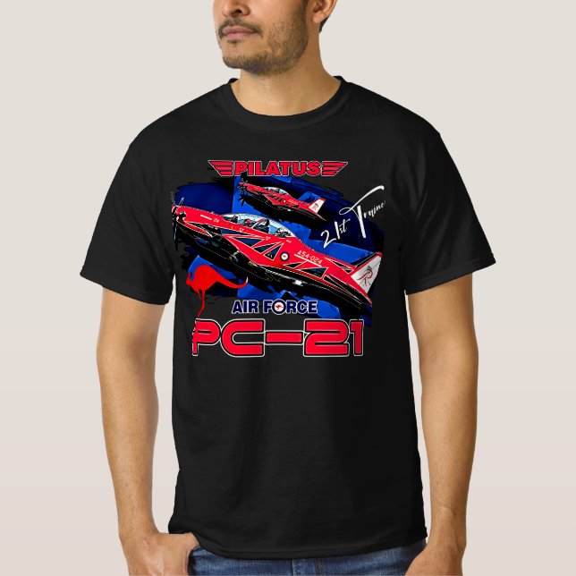 Pilatus PC-21 Advanced Pilot training Aircraft T-Shirt (Front)