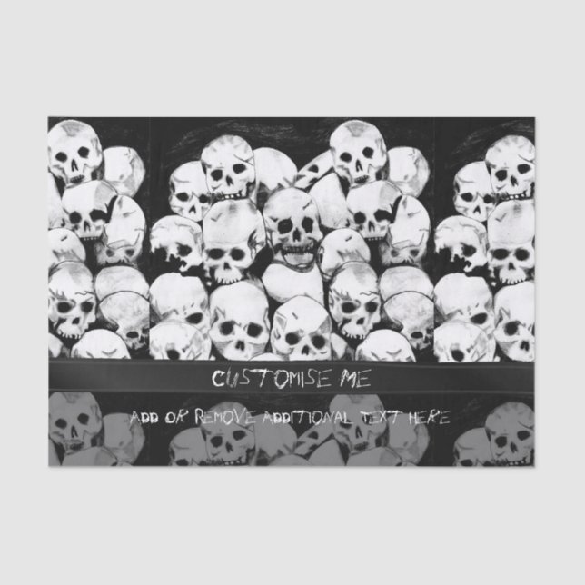 Pile-O-Skulls Tissue Paper (Front)