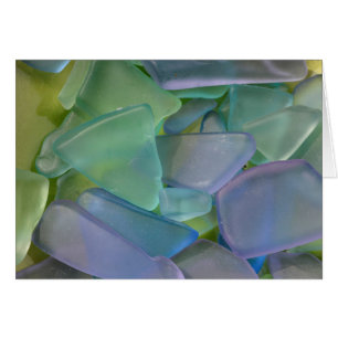 Pile of blue beach glass, Alaska