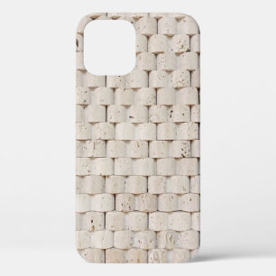 Pile of brown wooden planks iPhone 12 case