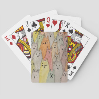 Pile of Cats Playing Cards
