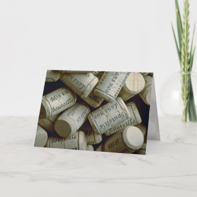 Pile of corks card (Front)