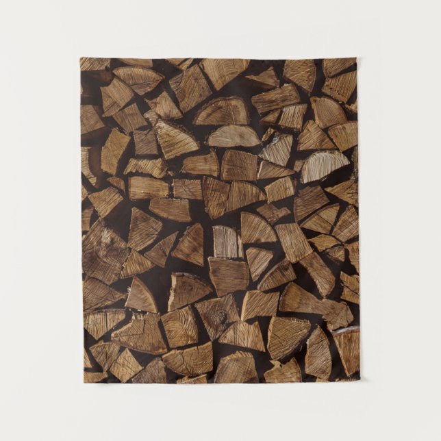 Pile of firewoods tapestry (Front)