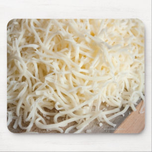 Pile of fresh mozzarella cheese. mouse pad