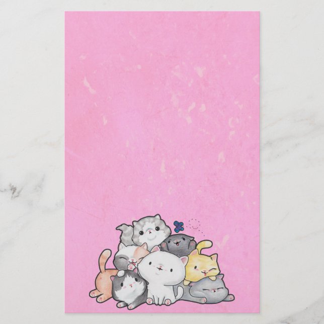 Pile of Kittens Stationery (Front)