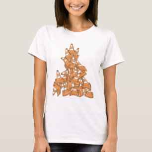 Pile of orange road cones T-Shirt