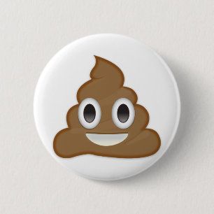 Pile Of Poo Emoji 6 Cm Round Badge