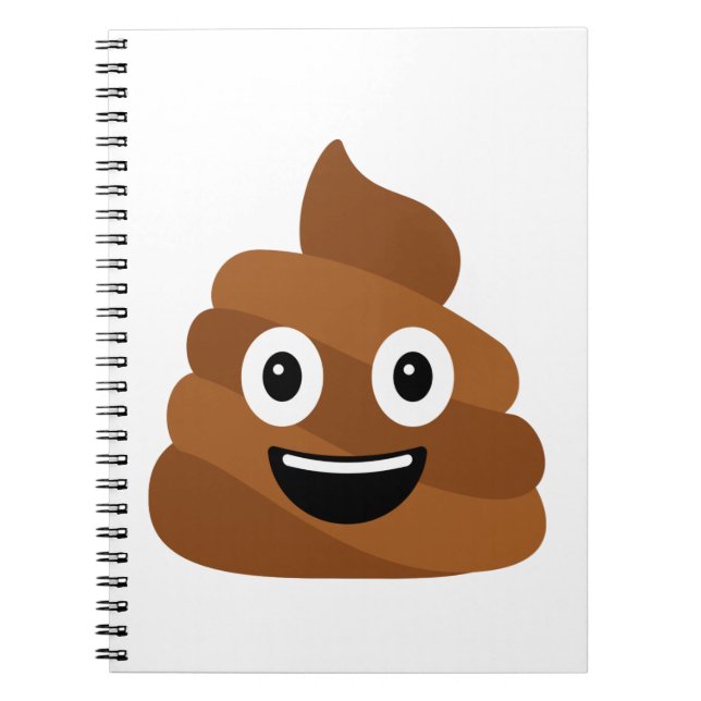 Pile of Poo Emoji Mug Notebook (Front)