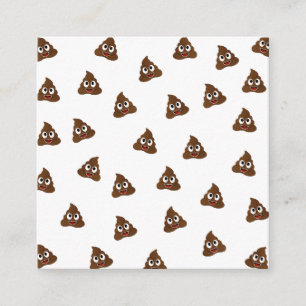 Pile of Poo emoji smiling poops Enclosure Card