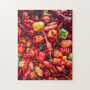 Pile of Red Chili Peppers Jigsaw Puzzle