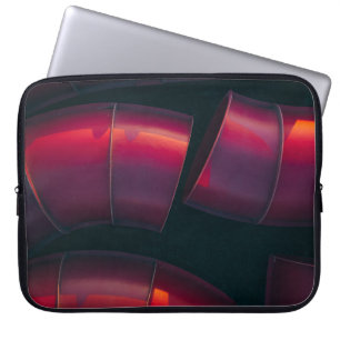 Pile of red pipes laptop sleeve