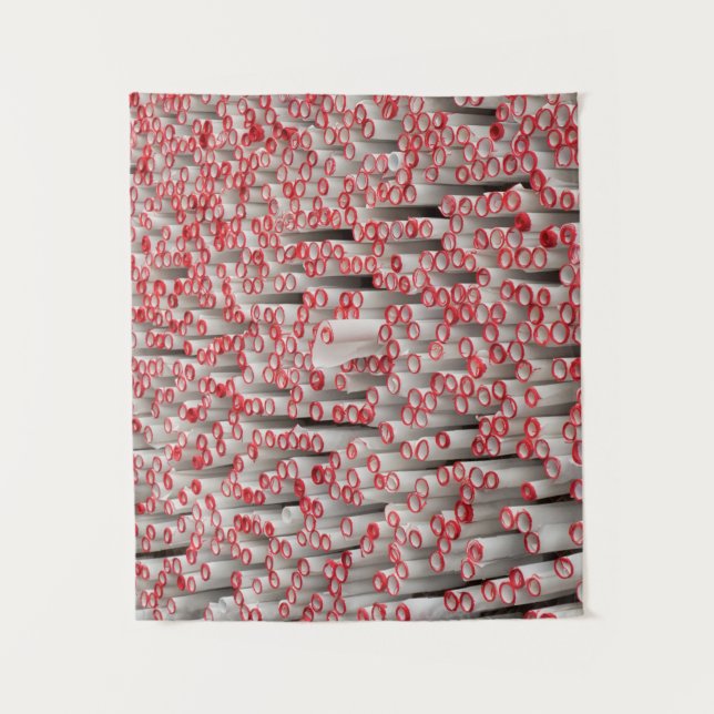 Pile of rolled papers tapestry (Front)