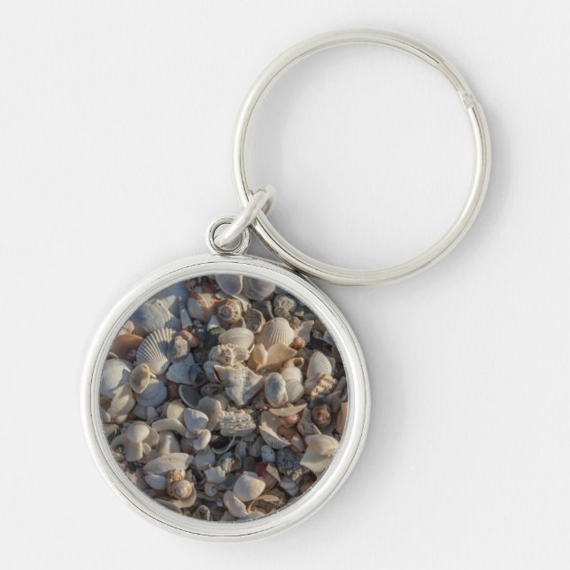 Pile Of Seashells Key Ring (Front)
