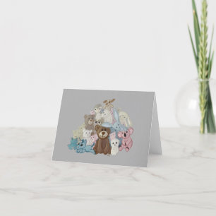 Pile of Stuffies Holiday Card