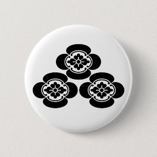 Pile of three mokkos 6 cm round badge