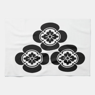 Pile of three mokkos tea towel