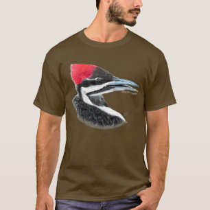Pileated woodpecker female watercolour T-Shirt