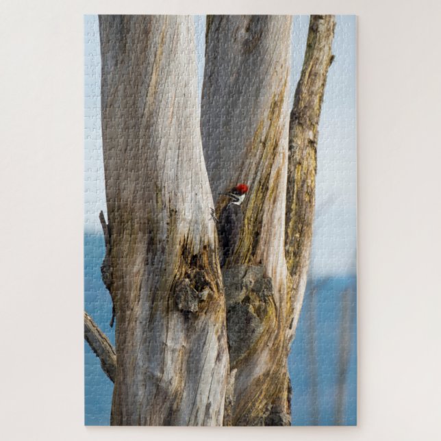 Pileated Woodpecker Jigsaw Puzzle (Vertical)