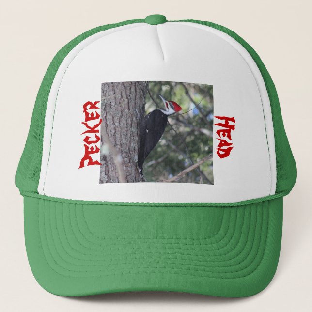 Pileated Woodpecker Trucker Hat (Front)