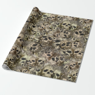 Piles of Skulls Wrapping Paper