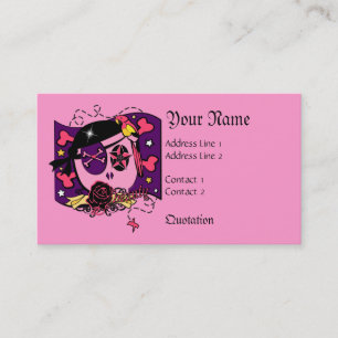 Pilfering in Pink Business Card