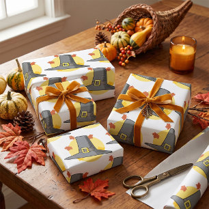Pilgram Hat Wrapping Paper